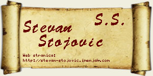 Stevan Stojović vizit kartica